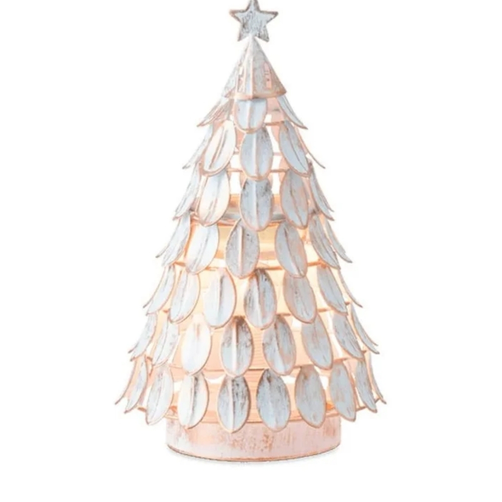 NEW Scentsy All Aglow medium white warmer